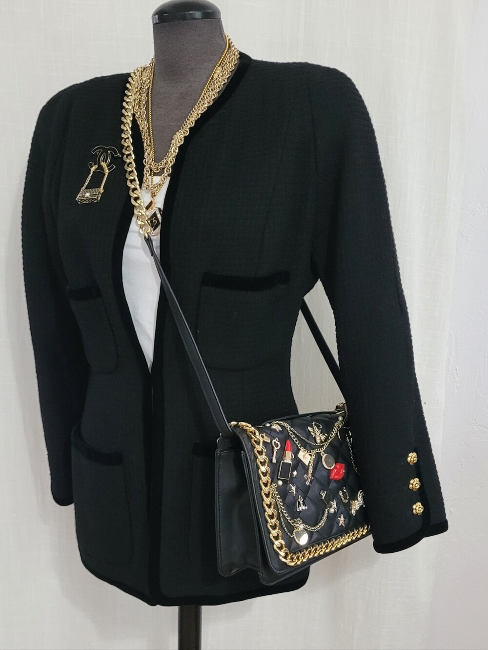 Quilted CHANEL style bag / ALDO - Picture 7 of 8
